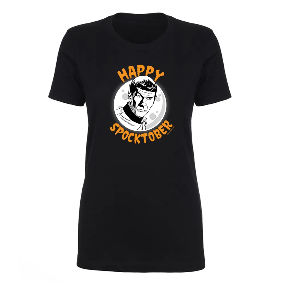 Star Trek: The Original Series Happy Spocktober Women's Short Sleeve T-Shirt sold by Paramount Shop