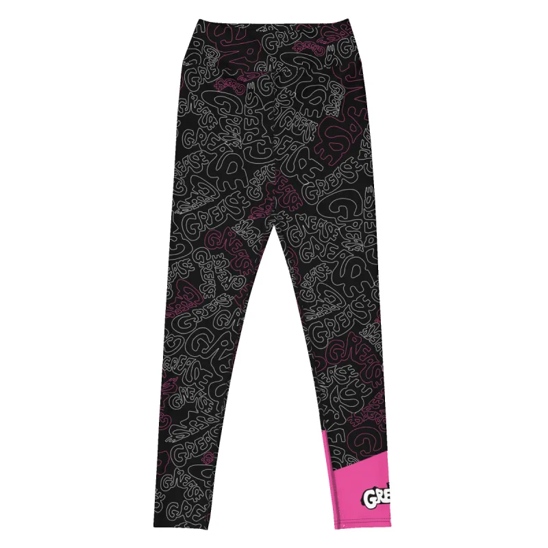 Grease Pattern High-Waisted Leggings sold by Paramount Shop