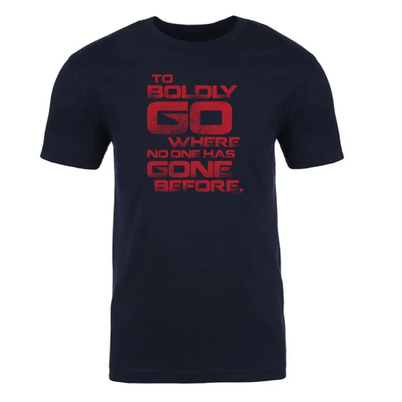 Star Trek To Boldly Go Adult Short Sleeve T-Shirt sold by Paramount Shop
