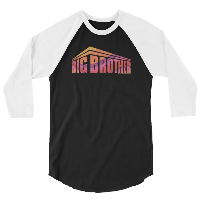 Big Brother Swirl Logo Unisex 3/4 Sleeve Raglan Shirt sold by Paramount Shop
