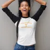 Yellowstone Dutton Ranch Unisex 3/4 Sleeve Raglan Shirt sold by Paramount Shop