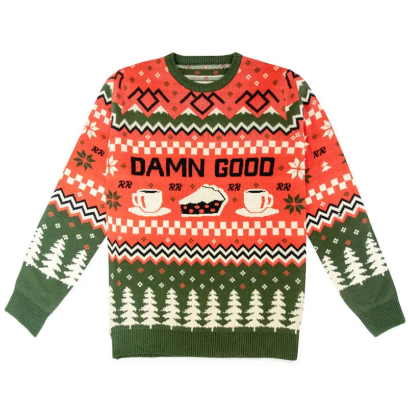 Twin Peaks Damn Good Holiday Sweater sold by Paramount Shop