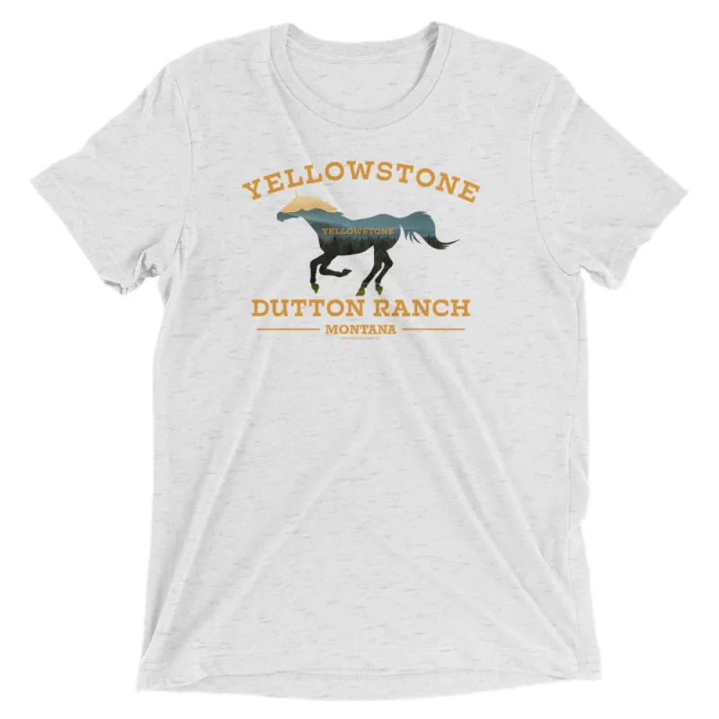 Yellowstone Horse Unisex Tri-Blend T-Shirt made by Paramount Shop