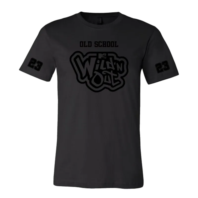 Wild 'N Out Black on Black Old School Short Sleeve T-Shirt sold by Paramount Shop
