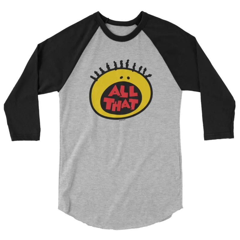 All That Original Logo Adult 3/4 Sleeve Raglan Shirt sold by Paramount Shop