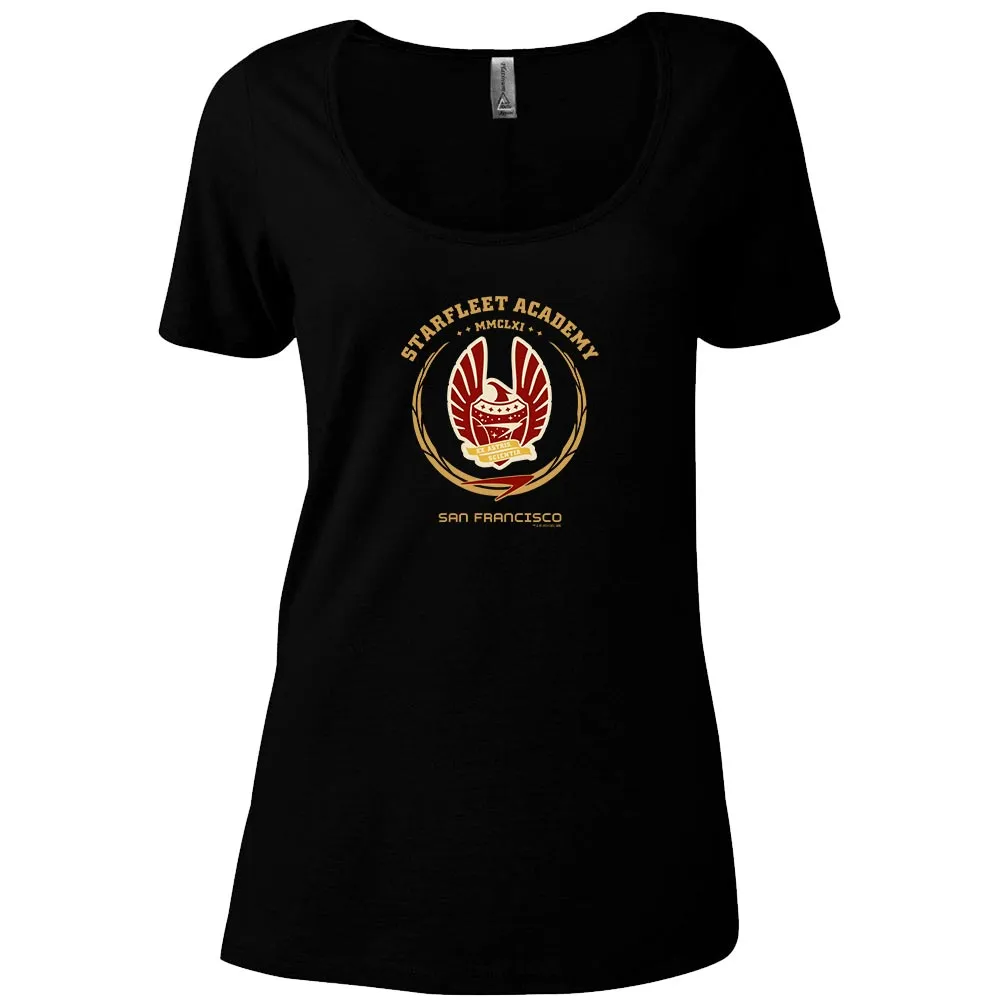 Star Trek Starfleet Academy San Francisco Phoenix Women's Relaxed Scoop Neck T-Shirt sold by Paramount Shop product image thumbnail 3