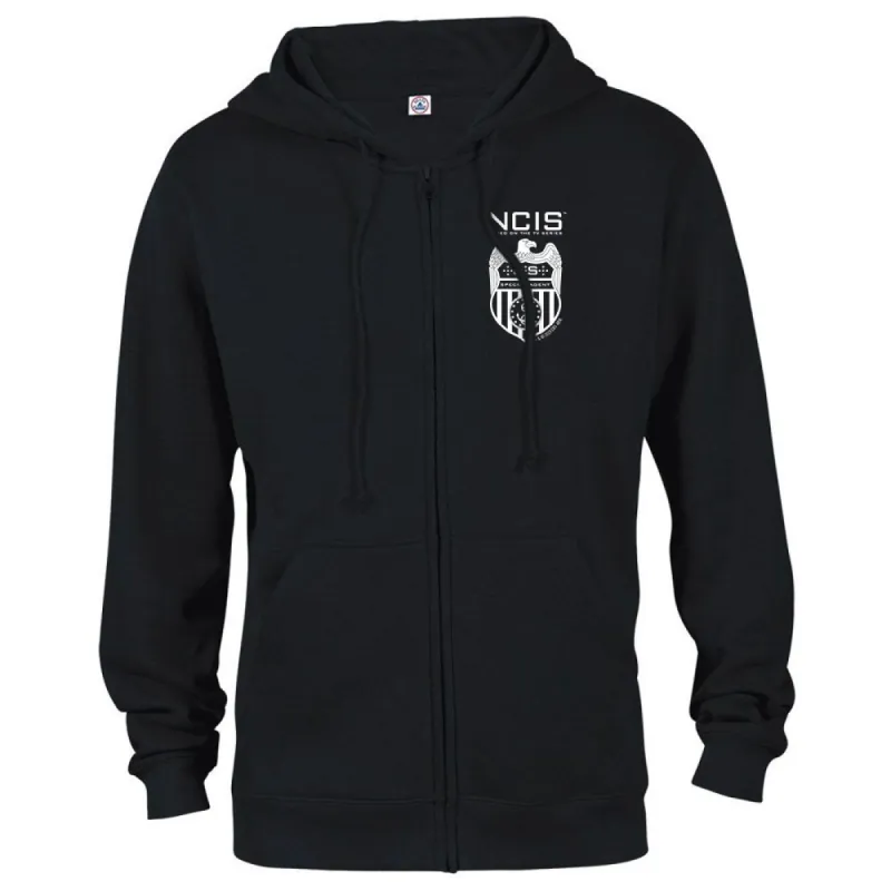 NCIS Special Agent Badge Zip Up Hooded Sweatshirt sold by Paramount Shop