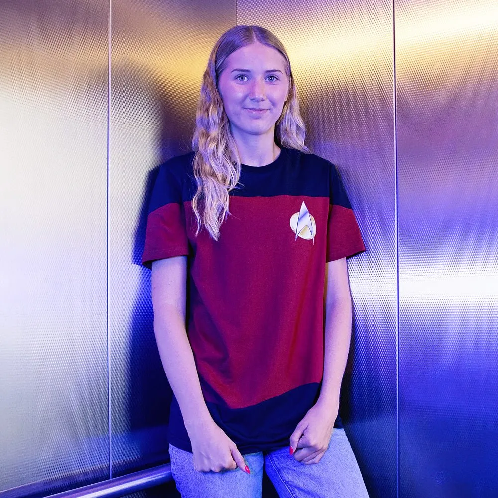 Star Trek: The Next Generation Command Uniform T-Shirt sold by Paramount Shop product image thumbnail 3
