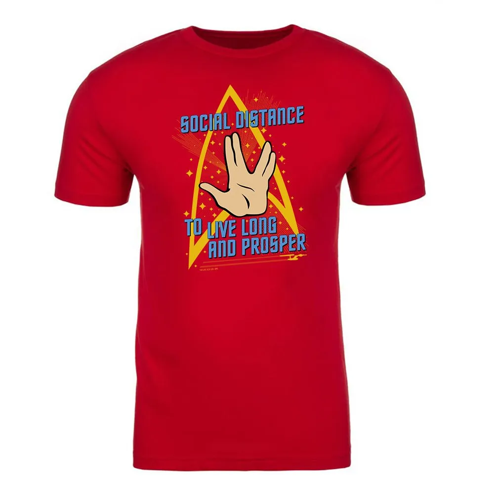 Star Trek: The Original Series Social Distance Adult Short Sleeve T-Shirt sold by Paramount Shop