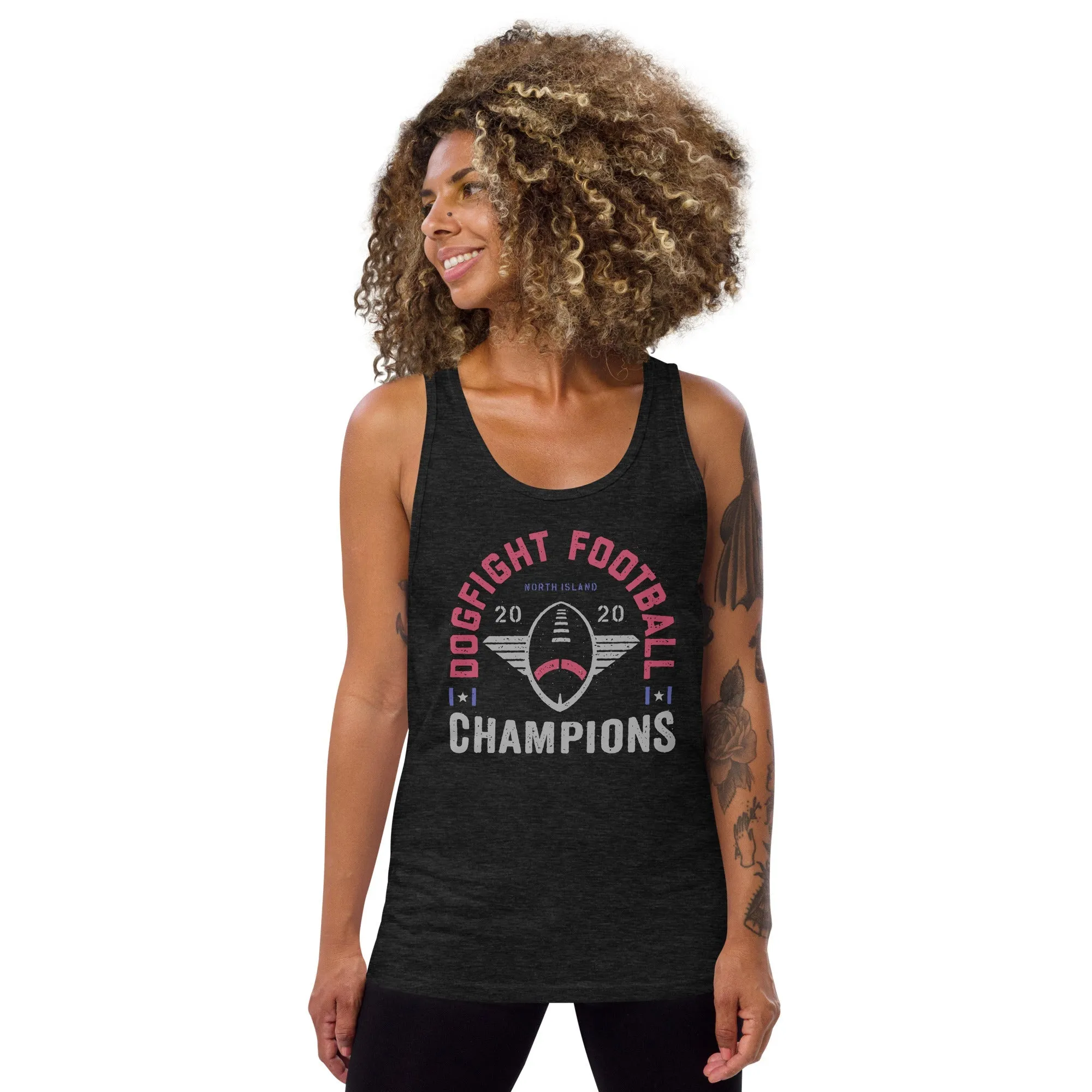 Top Gun: Maverick Dogfight Football Champions Unisex Tank Top sold by Paramount Shop product image thumbnail 2