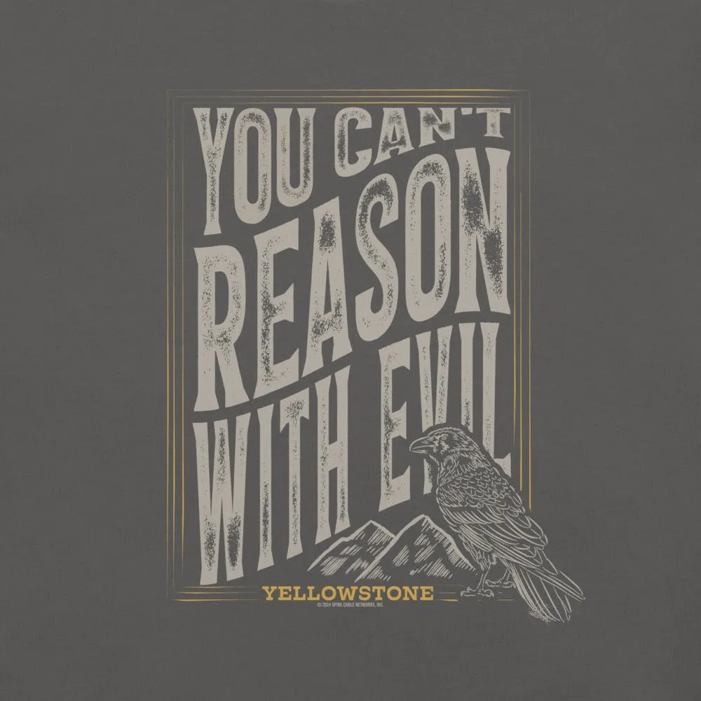 Yellowstone You Can't Reason With Evil Unisex T-Shirt sold by Paramount Shop product image thumbnail 2