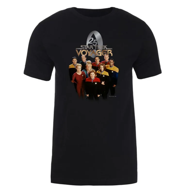 Star Trek: Voyager 25 Gold Crew 2 Adult Short Sleeve T-Shirt sold by Paramount Shop