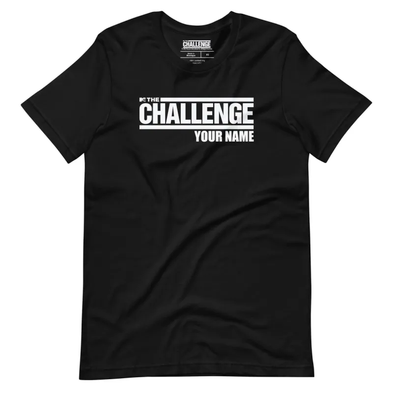 The Challenge Logo Personalized T-Shirt made by Paramount Shop