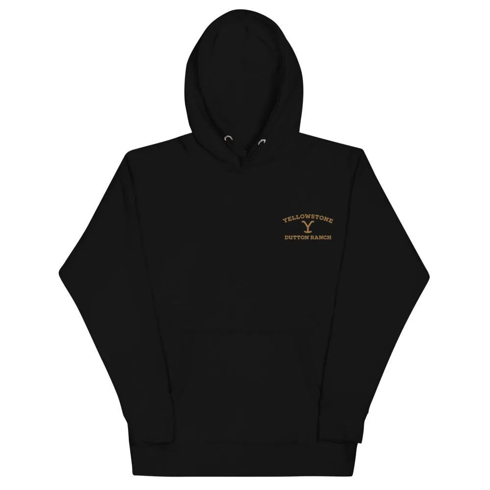 Yellowstone Dutton Ranch Embroidered Unisex Hoodie sold by Paramount Shop