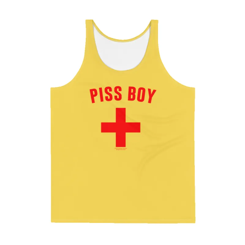 As Seen On Comedy Central Piss Boy Adult All-Over Print Tank Top sold by Paramount Shop