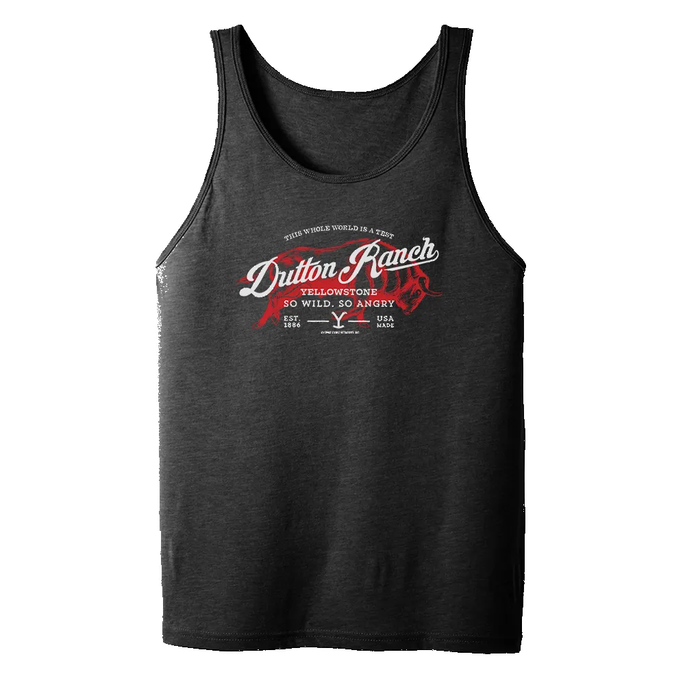 Yellowstone Dutton Ranch So Wild So Angry Adult Tank Top sold by Paramount Shop product image thumbnail 5