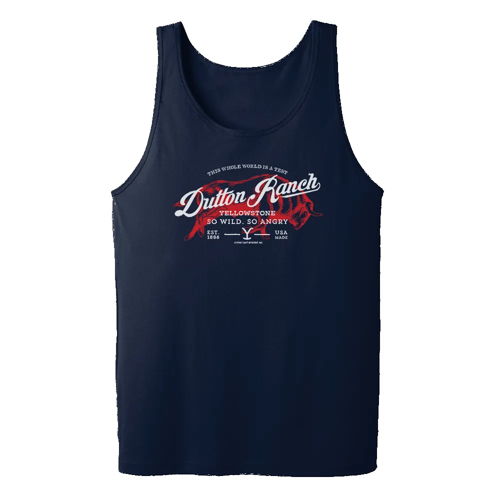 Yellowstone Dutton Ranch So Wild So Angry Adult Tank Top sold by Paramount Shop product image thumbnail 4