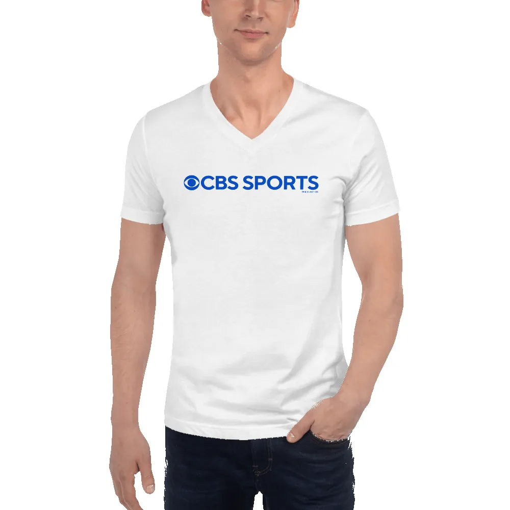 CBS Sports Logo V-Neck Short Sleeve T-Shirt sold by Paramount Shop product image thumbnail 2