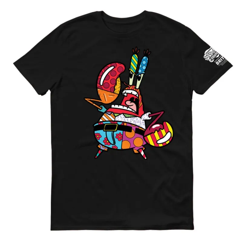 Mr. Krabs Britto Adult Short Sleeve T-Shirt sold by Paramount Shop