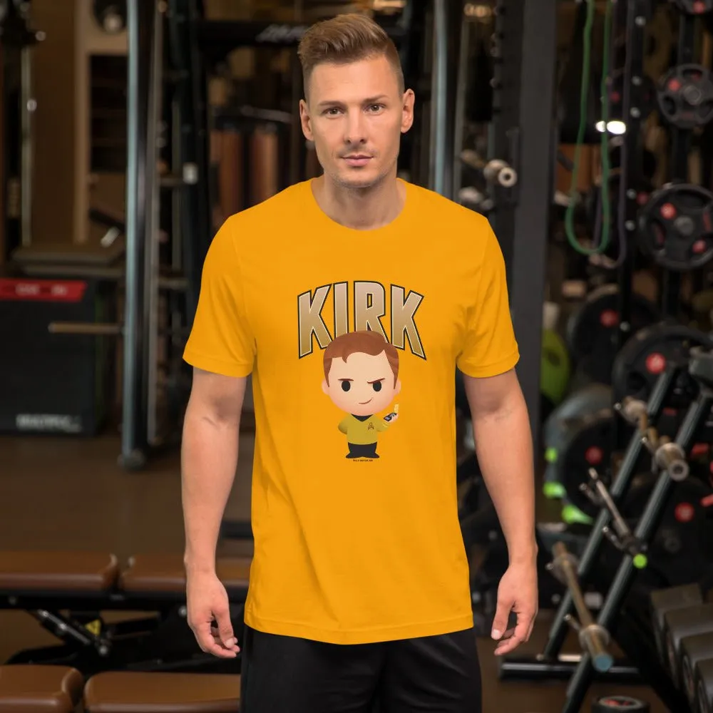 Star Trek: The Original Series Chibi Kirk Unisex T-Shirt sold by Paramount Shop product image thumbnail 3