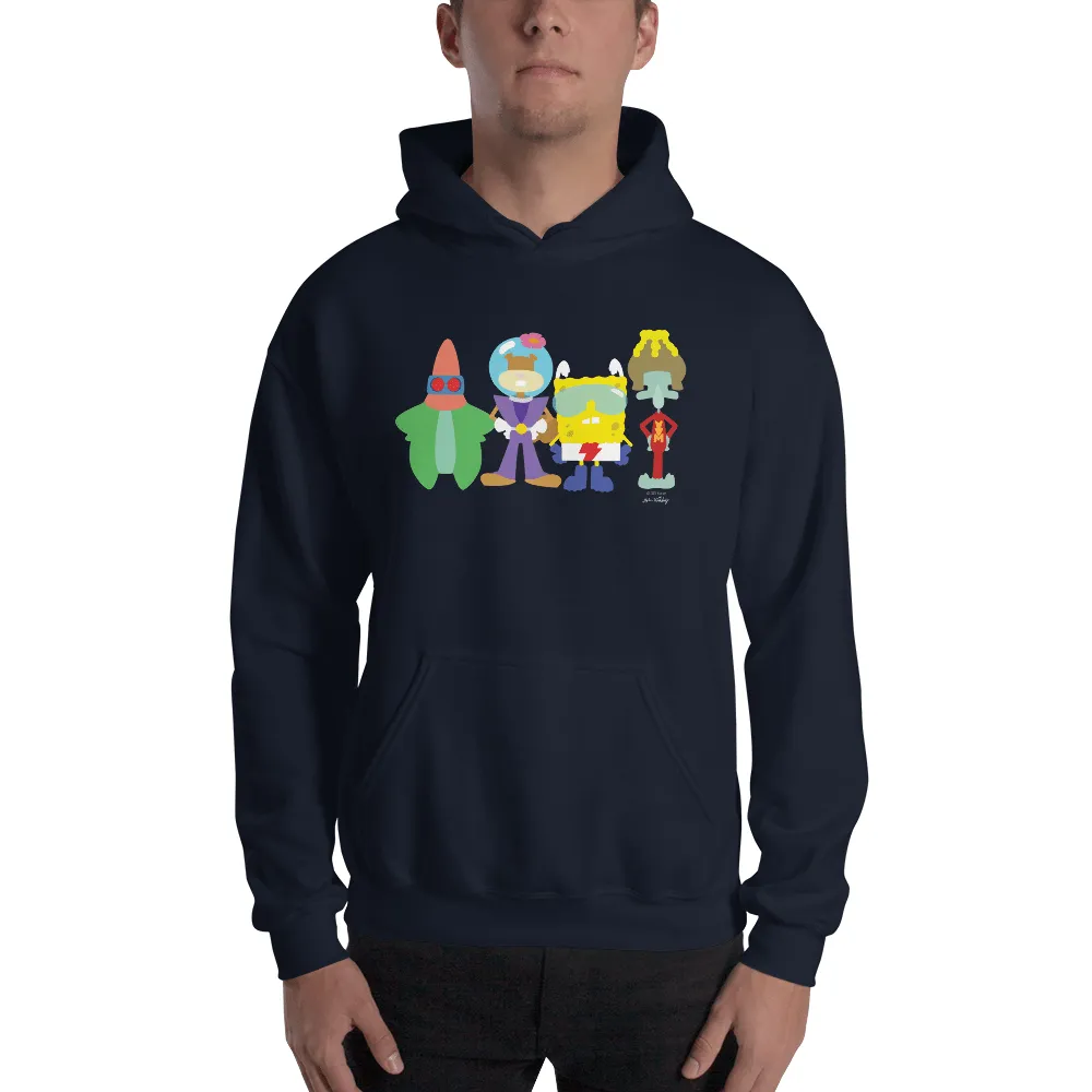 SpongeBob SquarePants IJLSA Hooded Sweatshirt sold by Paramount Shop product image thumbnail 4