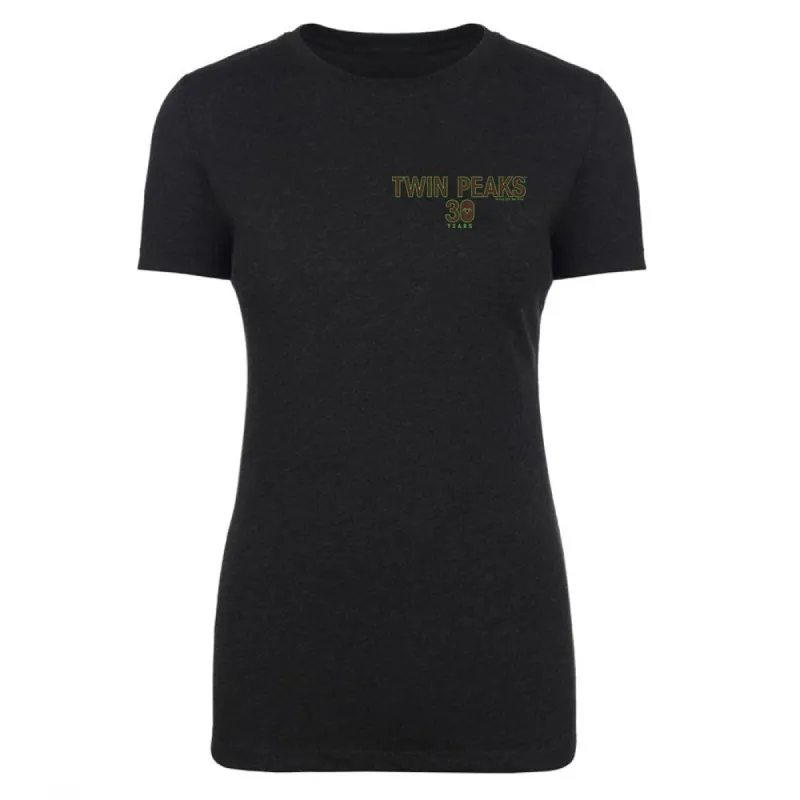 Twin Peaks 30th Anniversary Logo Women's Tri-Blend T-Shirt sold by Paramount Shop