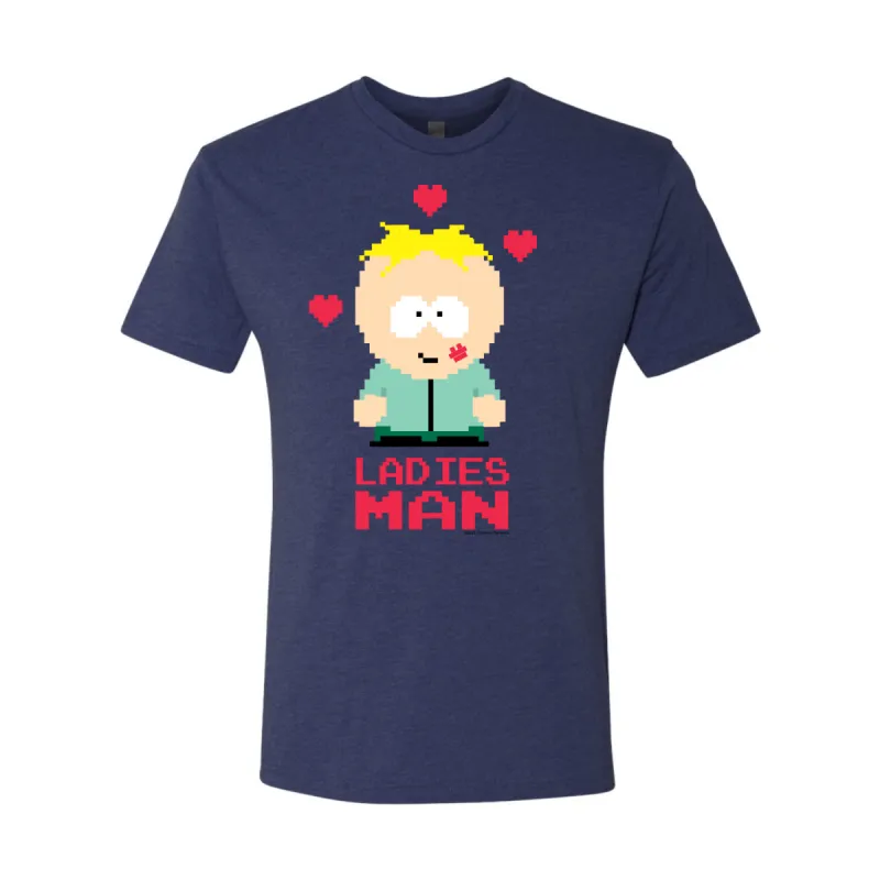 South Park 8-Bit Butters Ladies Man Short Sleeve T-Shirt made by Paramount Shop
