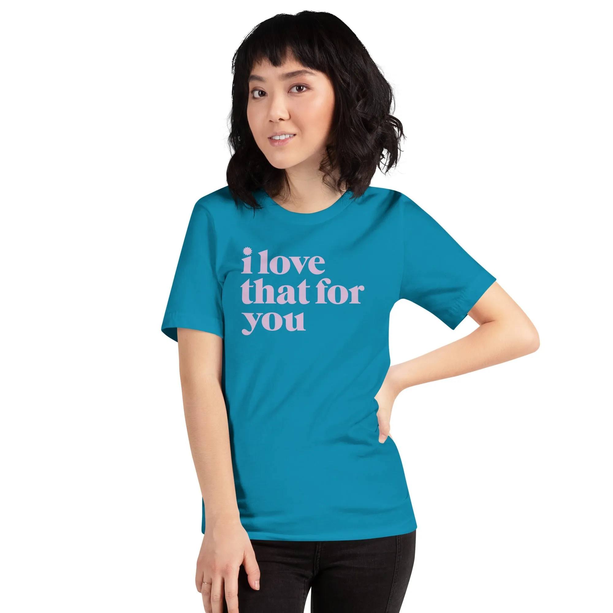 I Love That For You Logo Adult Short Sleeve T-Shirt sold by Paramount Shop product image thumbnail 2