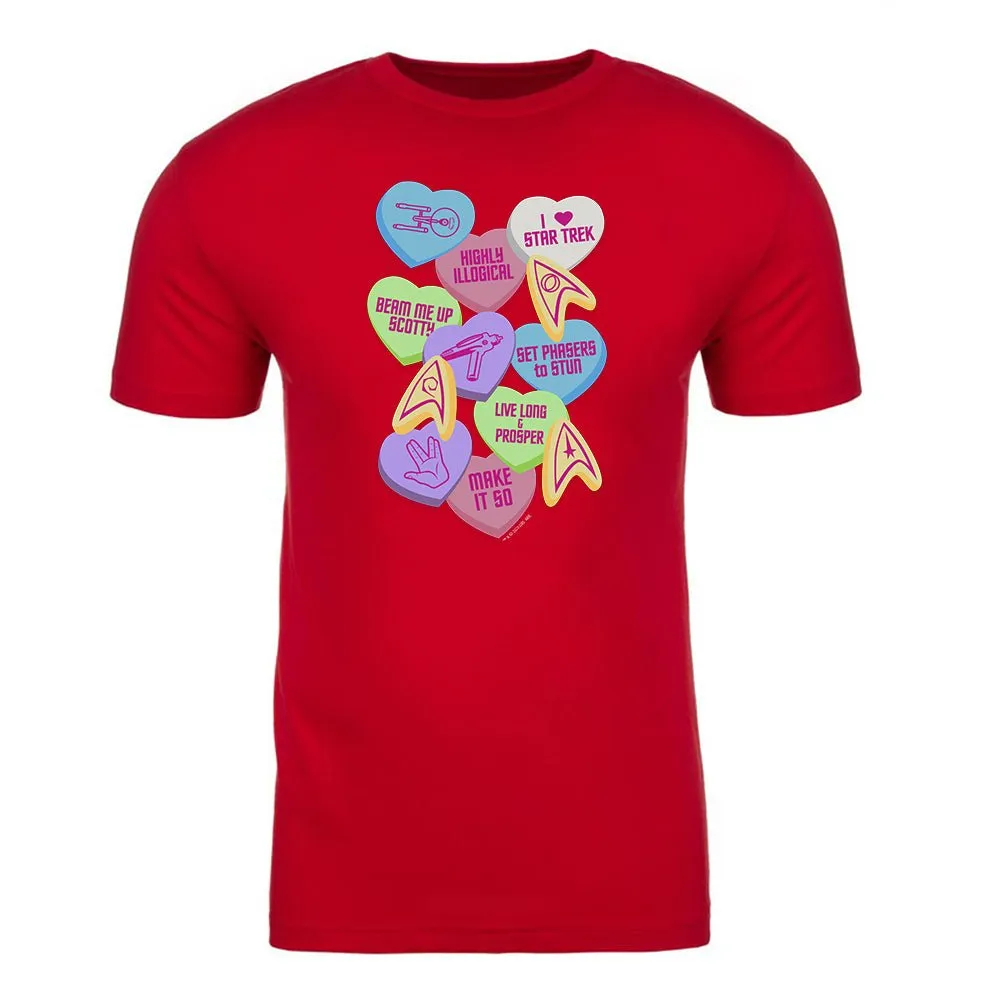 Star Trek Valentine's Day Collage Adult Short Sleeve T-Shirt sold by Paramount Shop