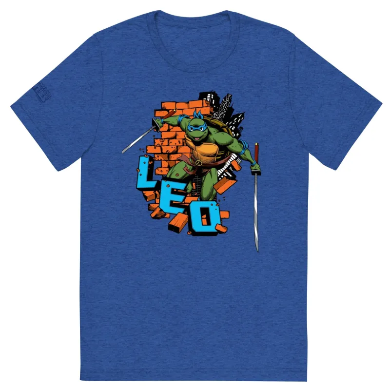 Teenage Mutant Ninja Turtles Leo Unisex Tri-Blend T-Shirt sold by Paramount Shop
