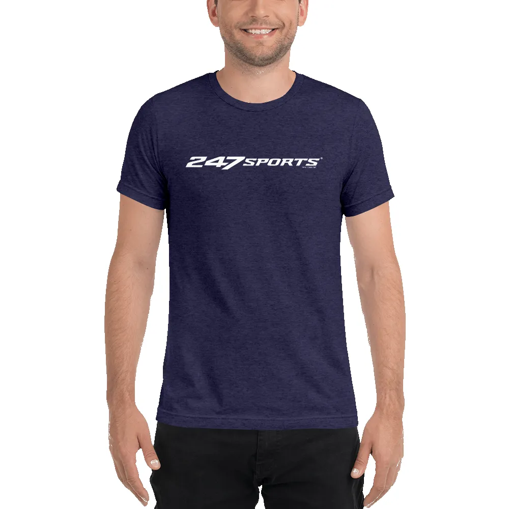 247 Sports White Logo Unisex Tri-Blend T-Shirt sold by Paramount Shop product image thumbnail 4