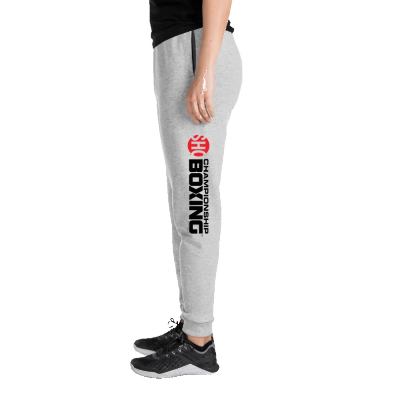SHOWTIME Championship Boxing Logo Adult Fleece Joggers sold by Paramount Shop