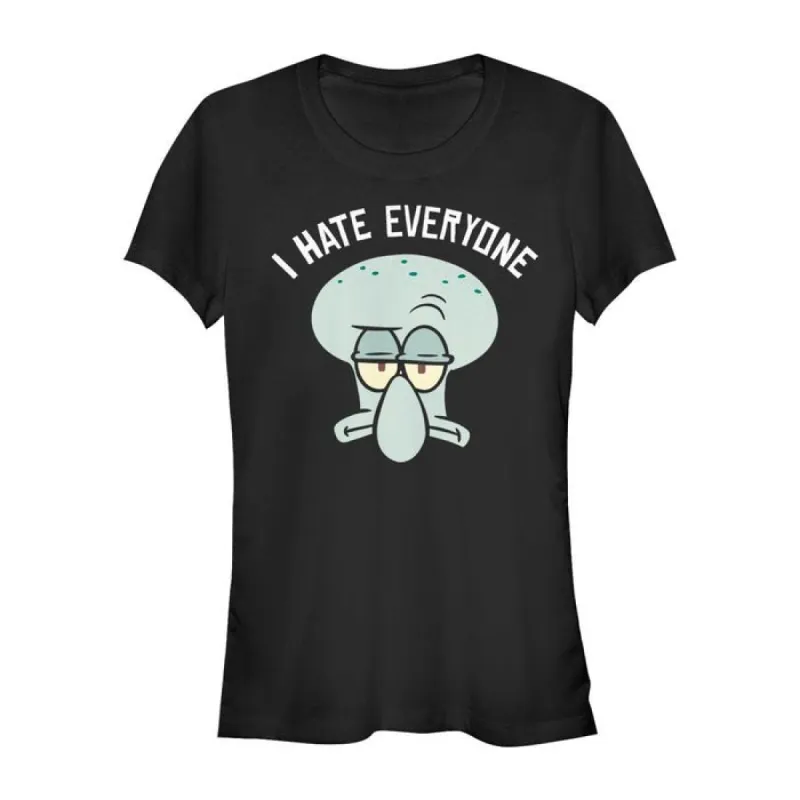 Squidward Hate Everyone Crew Women's T-Shirt sold by Paramount Shop