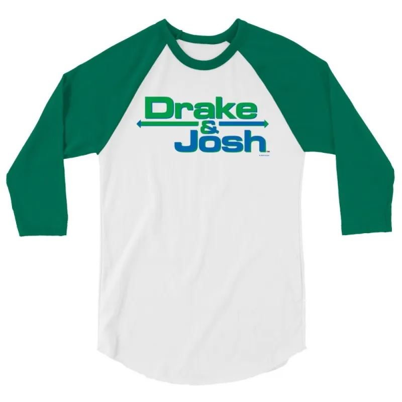 Drake & Josh Logo Adult 3/4 Raglan Shirt sold by Paramount Shop