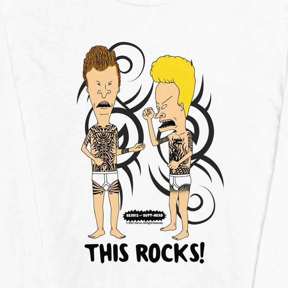 Beavis and Butt-Head This Rocks Unisex Long Sleeve Shirt sold by Paramount Shop product image thumbnail 2