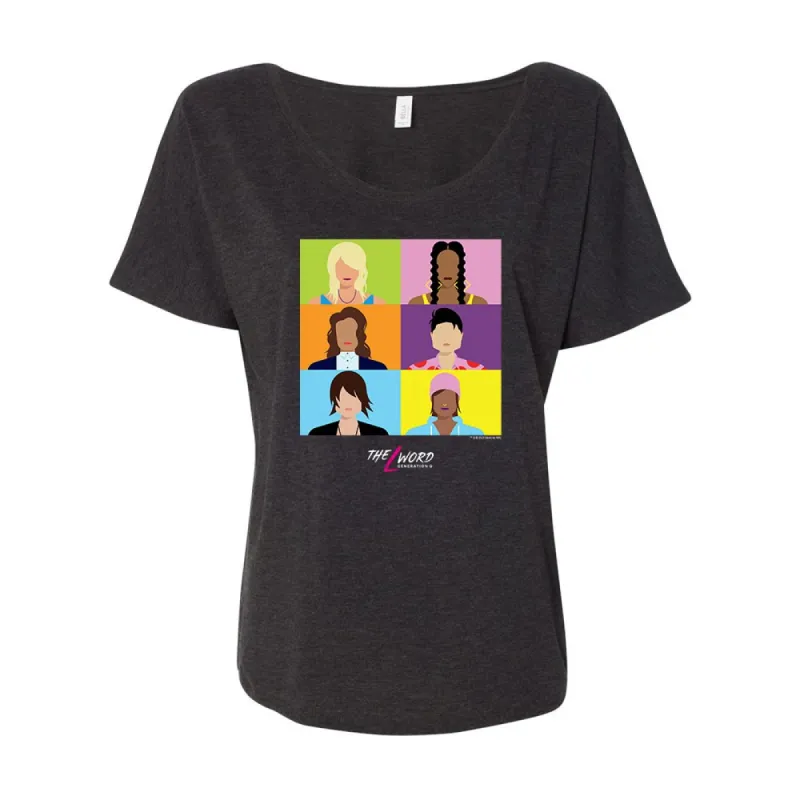 The L Word: Generation Q Faces Women's Relaxed Short Sleeve T-Shirt sold by Paramount Shop