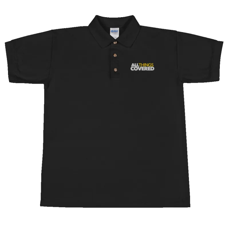 All Things Covered Podcast ATC Podcast Logo Premium Polo Shirt made by Paramount Shop