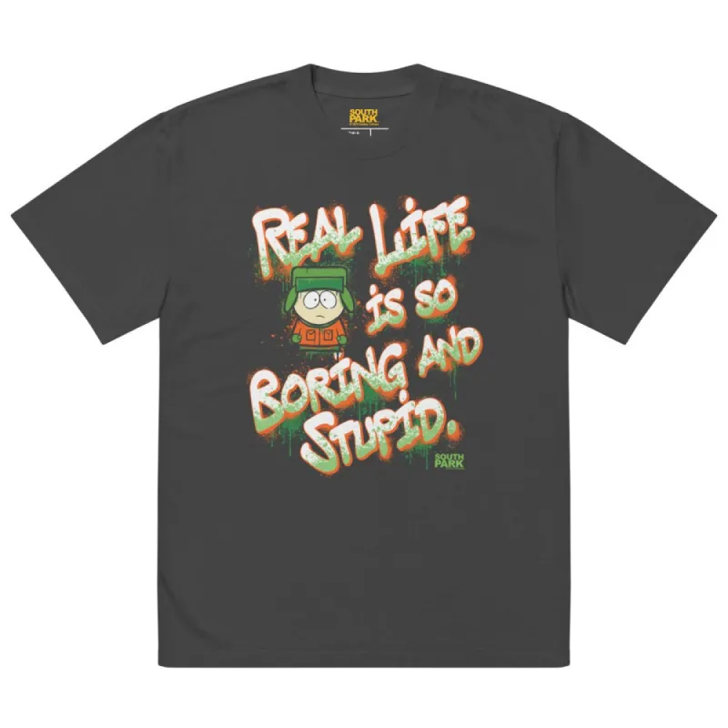South Park Kyle Real Life Graffiti Oversized T-Shirt sold by Paramount Shop
