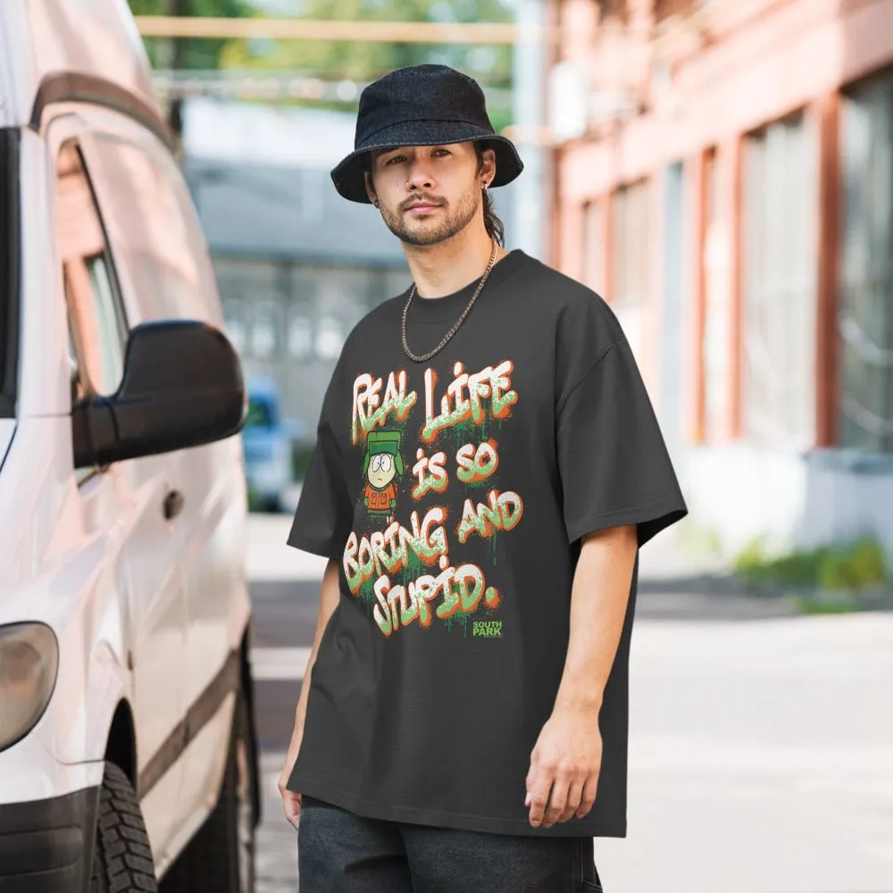 South Park Kyle Real Life Graffiti Oversized T-Shirt sold by Paramount Shop product image thumbnail 2
