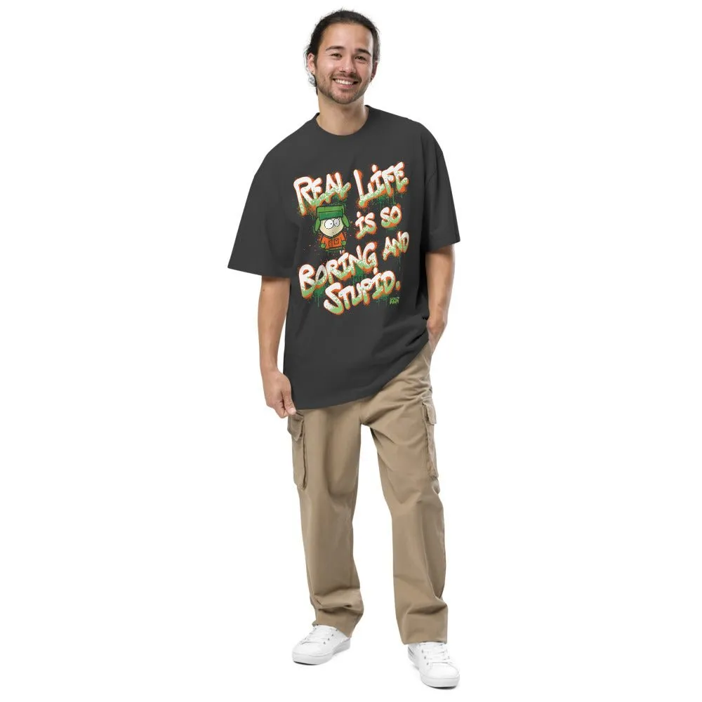 South Park Kyle Real Life Graffiti Oversized T-Shirt sold by Paramount Shop product image thumbnail 3
