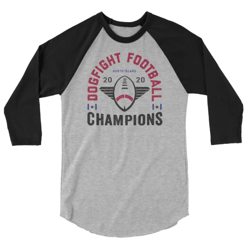 Top Gun: Maverick Dogfight Football Champions 3/4 Sleeve Raglan Shirt sold by Paramount Shop