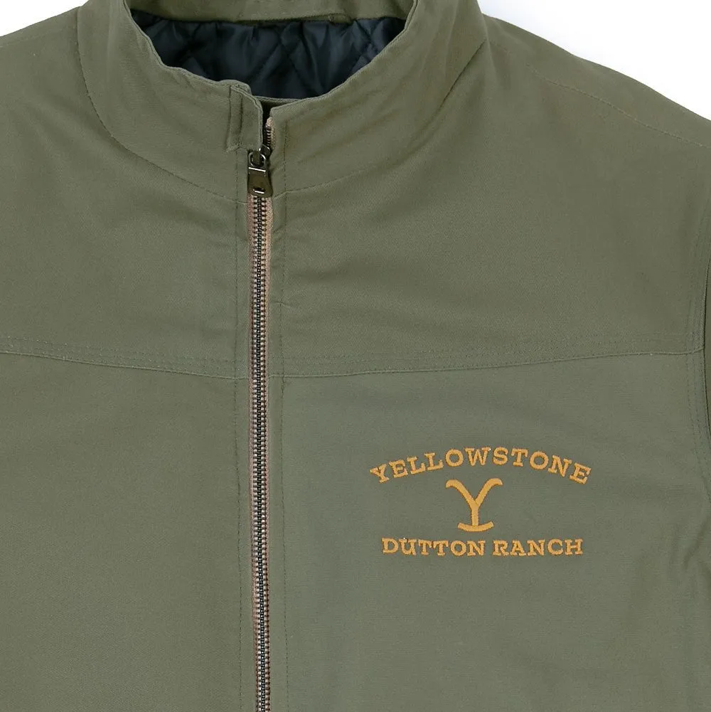 Yellowstone Dutton Ranch Olive Jacket sold by Paramount Shop product image thumbnail 3