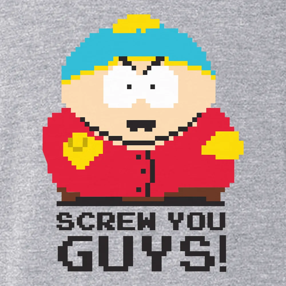 South Park 8-Bit Cartman Screw You Guys Men's Tri-Blend T-Shirt sold by Paramount Shop product image thumbnail 2