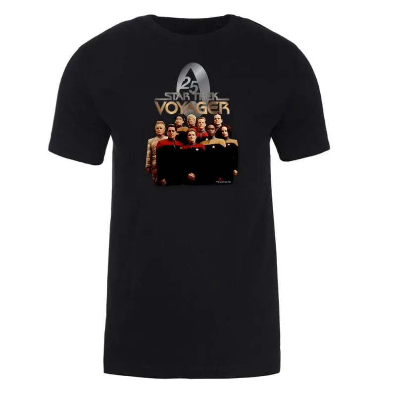 Star Trek: Voyager 25 Gold Original Crew Adult Short Sleeve T-Shirt sold by Paramount Shop