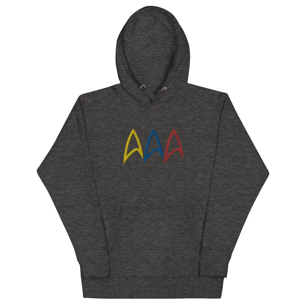 Star Trek Live Long Prosper Delta Embroidered Hoodie sold by Paramount Shop product image thumbnail 5