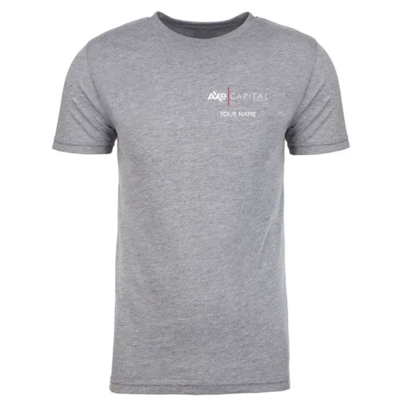 Billions Axe Capital Personalized Men's Tri-Blend Short Sleeve T-Shirt made by Paramount Shop