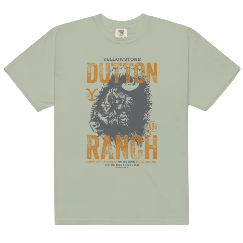 Yellowstone Bison Comfort Colors T-Shirt sold by Paramount Shop