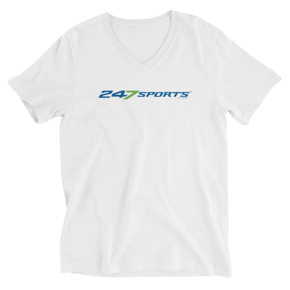 247 Sports Logo V-Neck Short Sleeve T-Shirt sold by Paramount Shop product image thumbnail 2