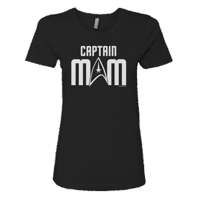 Star Trek: The Original Series Captain Mom Women's Short Sleeve T-Shirt sold by Paramount Shop
