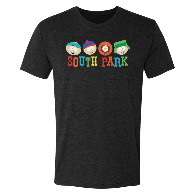 South Park Heads Men's Tri-Blend T-Shirt sold by Paramount Shop